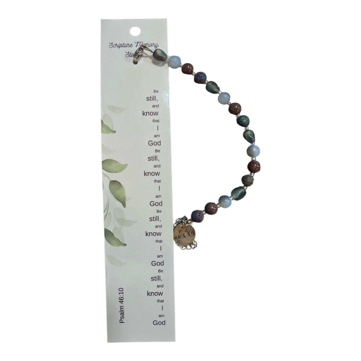 Scripture Memory Stone Bracelet