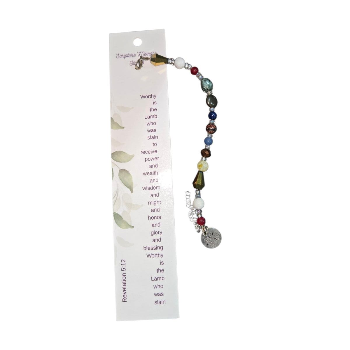 Scripture Memory Stone Bracelet