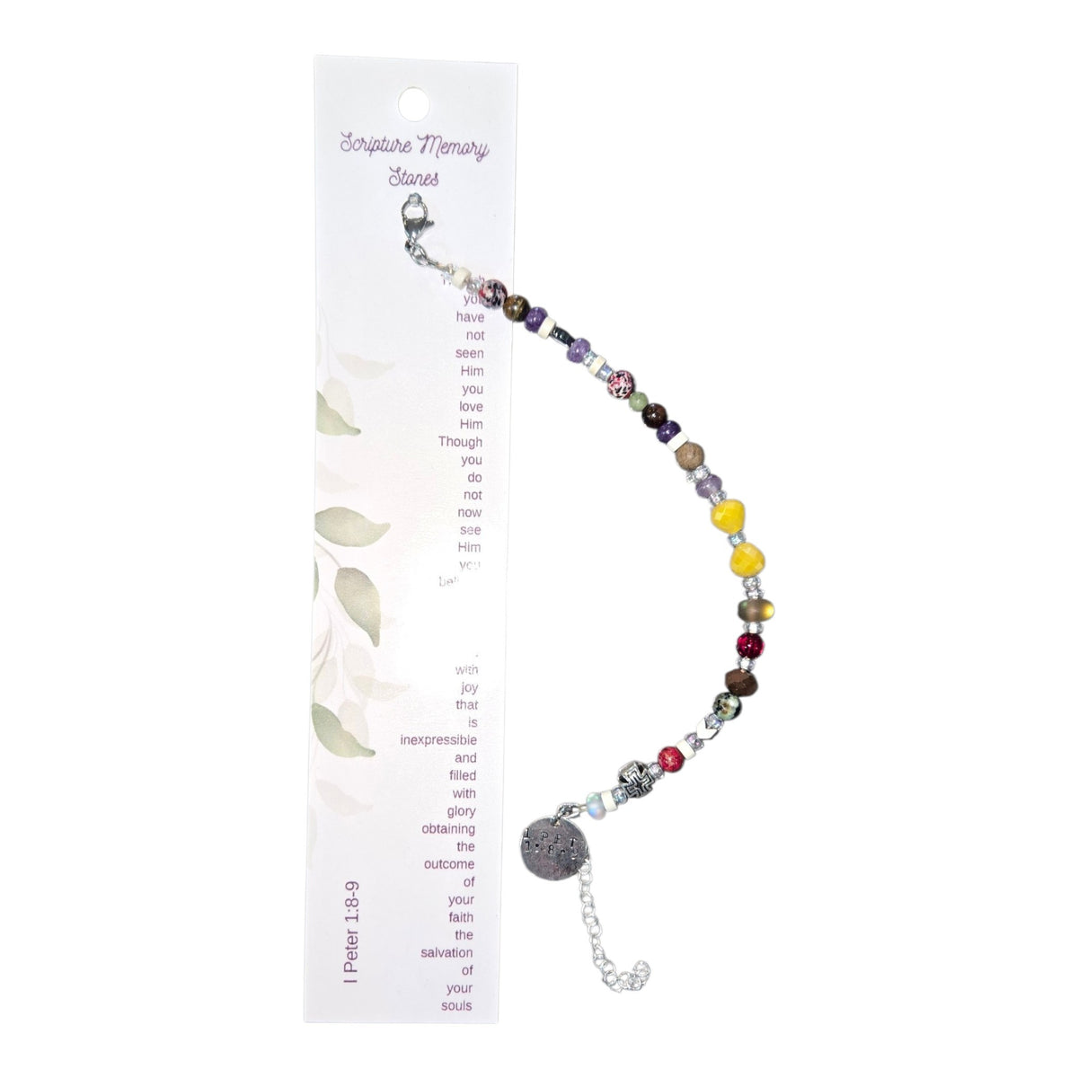 Scripture Memory Stone Bracelet