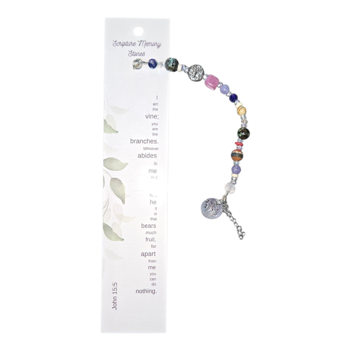Scripture Memory Stone Bracelet