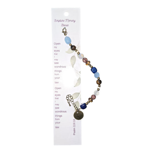 Scripture Memory Stone Bracelet